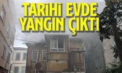 Tarihi Evde Çıkan Yangın Panik Yarattı; Trabzon'un Gülbaharhatun Mahallesi'nde Korkutan Olay