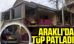 Trabzon'un Araklı İlçesinde Evde tüp Patladı