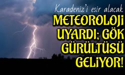 Karadeniz'de Hava Durumu: Sağanak Yağış ve Gök Gürültüsü Bekleniyor