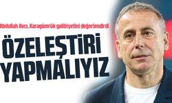 Trabzonspor teknik direktörü Abdullah Avcı, Karagümrük galibiyetinin ardından açıklama yaptı
