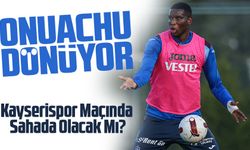 Trabzonspor'un Golcü Oyuncusu Paul Onuachu,  Kayserispor Maçında Sahada Olması Bekleniyor