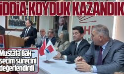 CHP Trabzon il başkanı Bak, kalabalık partililer ile seçim sürecini değerlendirdi