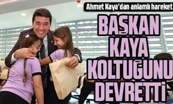Ortahisar Belediye Başkanı Ahmet Kaya, Koltuğunu Öğrenciye Devretti!