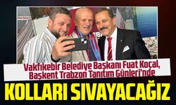 Vakfıkebir Belediye Başkanı Fuat Koçal, Başkent Trabzon Tanıtım Günleri’nde basın mensupları ile bir araya gelirken ilk