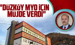 Trabzon Üniversitesi Rektörü Prof. Dr. Emin Aşıkkutlu: "Düzköy MYO İçin Müjde Verdi"