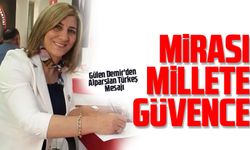MHP Trabzon KAÇEP İl Kadın Kolları Başkanı Gülen Demir'den Alparslan Türkeş Mesajı