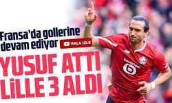 Trabzonspor’un eski yıldızı Yusuf Yazıcı, Fransa’da gollerine devam ediyor
