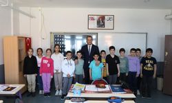 Osman Nuri Ekim, Osmanbaba İlk ve Ortaokulu'nda Öğrencileri Ziyaret Etti