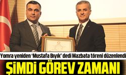 Trabzon'da Yomra Belediye Başkanı Mustafa Bıyık, Mazbatasını Aldı