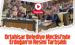 Ortahisar Belediye Meclisi'nde Cumhurbaşkanı Erdoğan'ın Resmi Tartışması