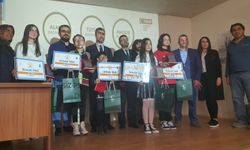 Sağlıklı Nesil Sağlıklı Gelecek Yarışmasında Gümüşhane'den Dereceye Giren Öğrencilere Ödülleri Verildi