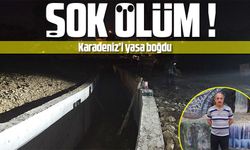 Karadeniz'de Su Kanalına Düşen Adam Hayatını Kaybetti