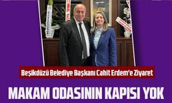 CHP Trabzon Milletvekili Sibel Suiçmez, Beşikdüzü Belediye Başkanı Cahit Erdem'e Ziyarette Bulundu