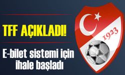 Türkiye Futbol Federasyonu (TFF), Elektronik Bilet (E-Bilet) sistemi ihale sürecinin başladığını duyurdu