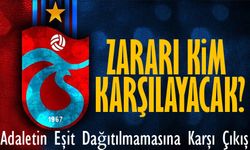 Trabzonspor'dan Adaletin Eşit Dağıtılmamasına Karşı Çıkış