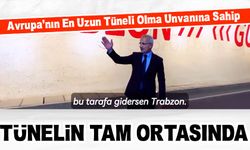 Ulaştırma Bakanı Abdulkadir Uraloğlu Zigana Tüneli'nde Açıklamalarda Bulundu
