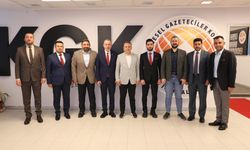 Türkmen Bakan Maruf ve heyetinin KGK ziyareti