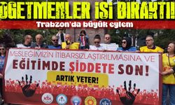 İstanbul Eyüpsultan'da İbrahim Oktugan'ın Öldürülmesi Sonrası Trabzon'da Öğretmenler İş Bıraktı