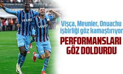 Trabzonspor'un Başakşehir'i Vişça, Meunier, Onuachu işbirliğiyle yıktı geçti