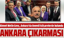 Trabzon Büyükşehir Belediye Başkanı Ahmet Metin Genç, Ankara’da önemli istişarelerde bulundu
