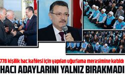 Trabzon Büyükşehir Belediye Başkanı Ahmet Metin Genç, 778 kişilik hac kafilesi için yapılan uğurlama merasimine katıldı