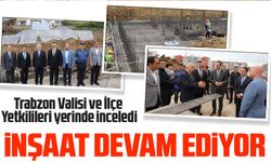 Trabzon Akçaabat'ta Yeni Emniyet Müdürlüğü Binası İnşaatı Devam Ediyor