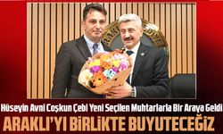 Araklı Belediye Başkanı Dr. Hüseyin Avni Coşkun Çebi Yeni Seçilen Muhtarlarla Bir Araya Geldi