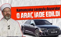 Diyanet İşleri Başkanlığı'ndan Tasarruf Tedbirleri Açıklaması "Audi A8 Araç İade Edilmiştir"