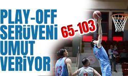 Trabzonspor Basketbol A Takımı, play-off ilk maçında Kahramanmaraş Gençlikspor'u farklı mağlup etti
