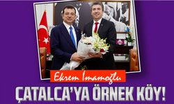 İBB Başkanı Ekrem İmamoğlu'ndan Çatalca Belediye Başkanı Erhan Güzel'e Tebrik Ziyareti
