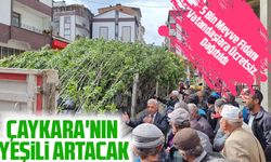 Çaykara’da 5 Bin Meyve Fidanı Vatandaşlara Ücretsiz Dağıtıldı