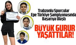 Trabzonlu sporcular, Ankara’da düzenlenen Epe Türkiye Şampiyonası’ndan madalyalarla döndü