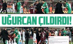 Trabzonspor - Samsunspor Maçında Uğurcan Çakır ve Gisdol Arasında Gerilim