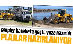 Trabzon Büyükşehir Belediyesi, Yaz Mevsimi Öncesi Plajları Hazırlıyor
