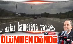 150 km hızla giden Fatih Erbakan'ın makam aracı büyük tehlike atlattı