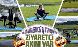 Artvin'in Usot Gölü'nde Yoga Etkinliği Ziyaretçi Akınına Uğradı