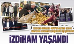 Trabzon Rubenis AVM’de açılan Gross Markete vatandaş yoğun bir ilgi gösterdi