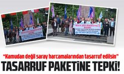 KESK Trabzon Şubeler Platformu, kamuda tasarruf tedbirleri kapsamında çıkarılan yasa hakkında eleştirilerde bulundu