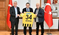 İstanbul Spor kulüp başkanı Of ve Trabzon belediye başkanlarına ziyaret