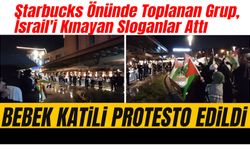Trabzon'da İsrail'in Filistin'e Yönelik Saldırılarını Protesto Etmek İçin Eylem Düzenlendi
