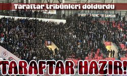 Taraftarlar Tribünleri Doldurdu; Trabzonspor  Deplasmanda Fırtına Gibi Esecek