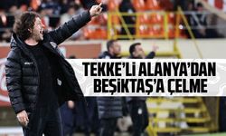Fatih Tekke'li Alanyaspor'dan Beşiktaş'a çelme
