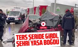 Bursa'da Tofaş, ters şeride girdi, şehri yasa boğdu