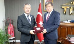 MHP Trabzon İl Başkanı Ömer Ayar'dan TİSKİ Genel Müdürü İbrahim Kul'a Hayırlı Olsun Ziyareti