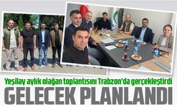 Yeşilay 13. Bölge koordinatörlüğü aylık olağan toplantısını Trabzon’da gerçekleştirdi