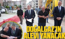 Yomra Belediye Başkanı Bıyık, doğalgaz çalışmalarını yerinde inceledi, bilgi aldı