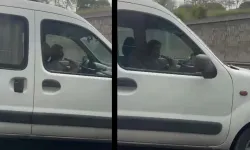 Trafikte Tehlikeli Seyahat: Direksiyon Başında Zurna Çalan Sürücü!