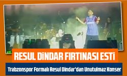 Kültür Yolu Festivali’nde Trabzonspor Formalı Resul Dindar’dan Unutulmaz Konseri