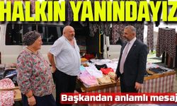 Arsin Belediye Başkanı Hamza Bilgin, Halkın Yanında: Pazar Esnafını ve Vatandaşları Ziyaret Etti