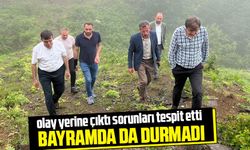 TİSKİ Genel Müdürü İbrahim Kul, Sürmene'de İçme Suyu Sorunlarını İnceledi